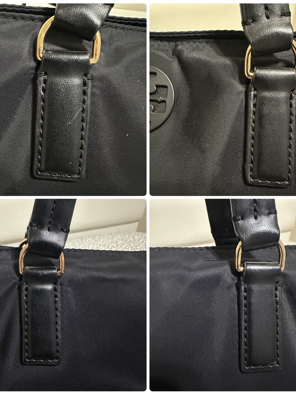 Tory Burch Black Nylon Tote Bag - Picture 8 of 16
